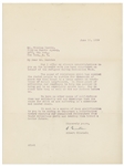 Albert Einstein Letter Signed During WWII to William Morris of the William Morris Agency -- ''...The power of resistance which has enabled the Jewish people to survive...an especially severe test...''